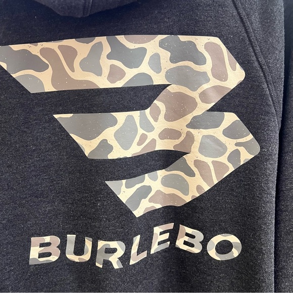 BURLEBO Charcoal Hoodie for Men - Picture 3 of 3
